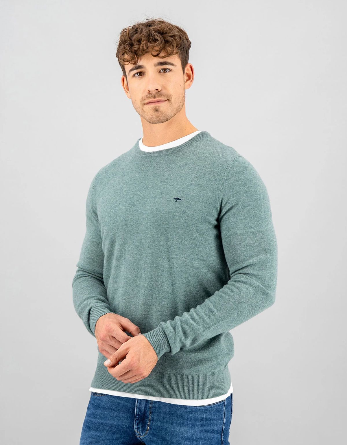 Джемпер мужской Fynch-Hatton шерсть с кашемиром | интернет-магазин Olymp-Men