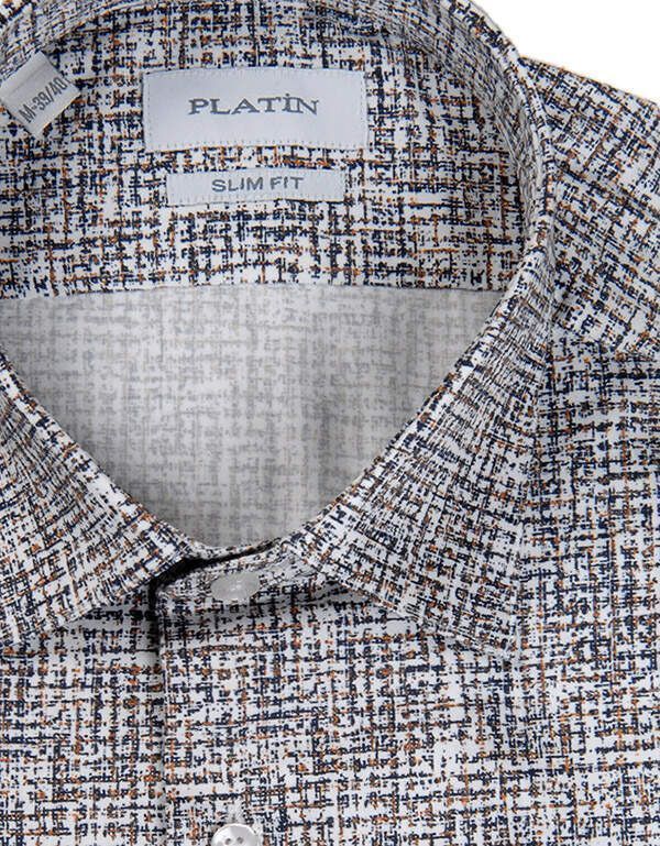 Сорочка мужская PLATIN Slim Fit, артикул 2318UF-PLT