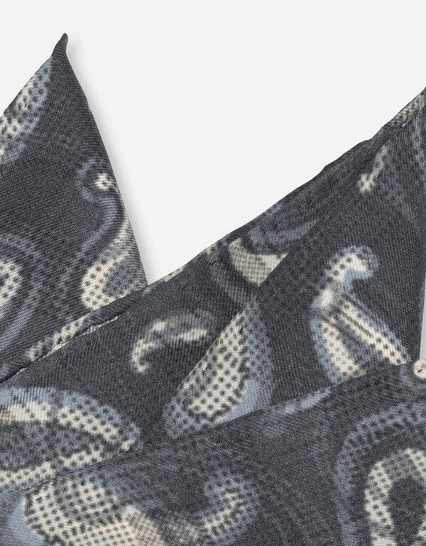 Платок-паше с синим рисунком пейсли | купить в интернет-магазине Olymp-Men