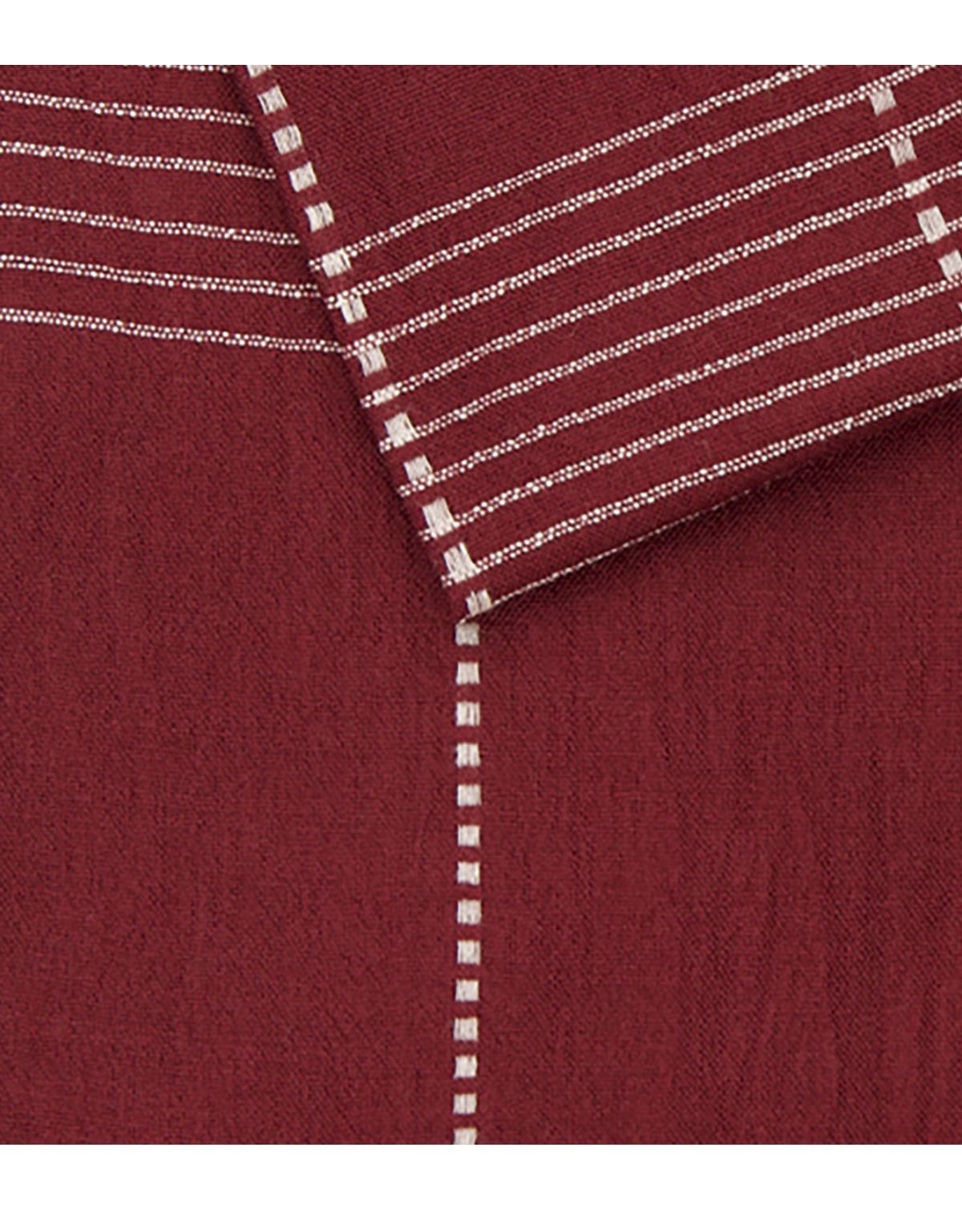 Шарф шерстяной Lindenmann в белую полоску | купить в интернет-магазине Olymp-Men