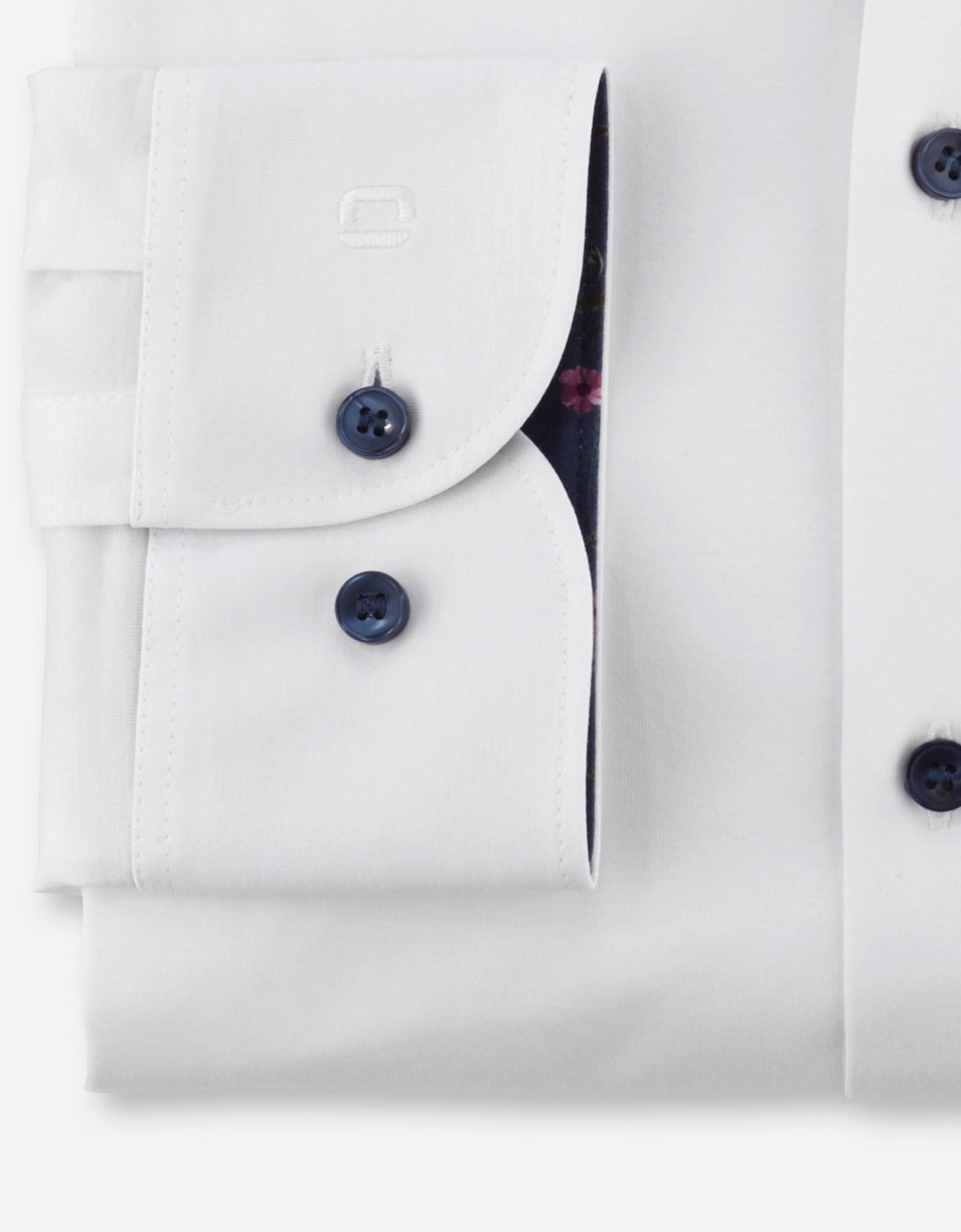 Рубашка трикотажная мужская белая OLYMP, body fit | купить в интернет-магазине Olymp-Men