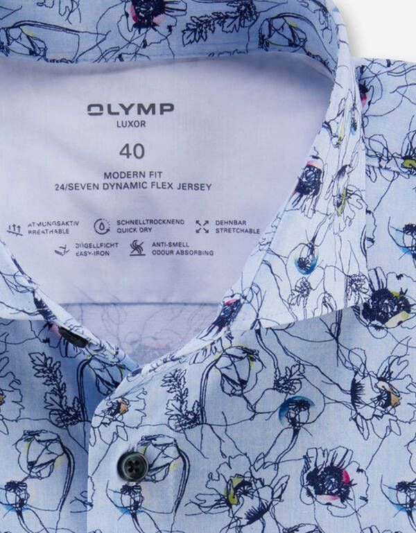 Рубашка трикотажная OLYMP Luxor 24/7, modern fit | купить в интернет-магазине Olymp-Men