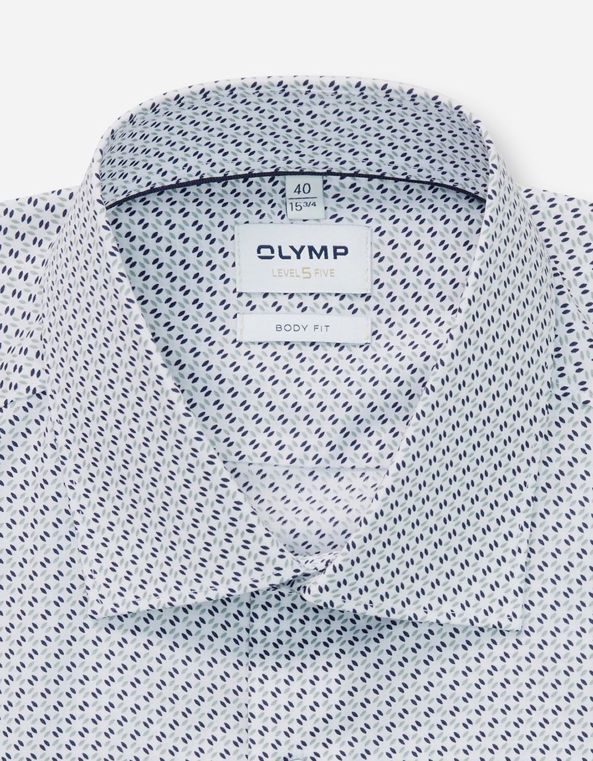 Рубашка мужская с принтом OLYMP, body fit | купить в интернет-магазине Olymp-Men