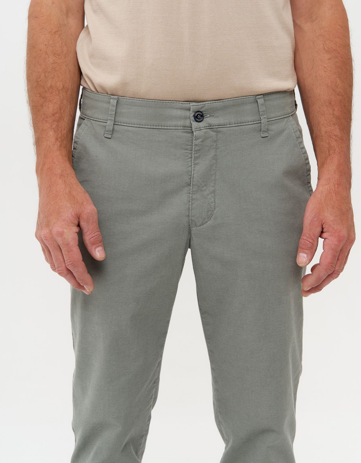 Брюки чинос зелёные мужские Club of Comfort хлопковые | купить в интернет-магазине Olymp-Men