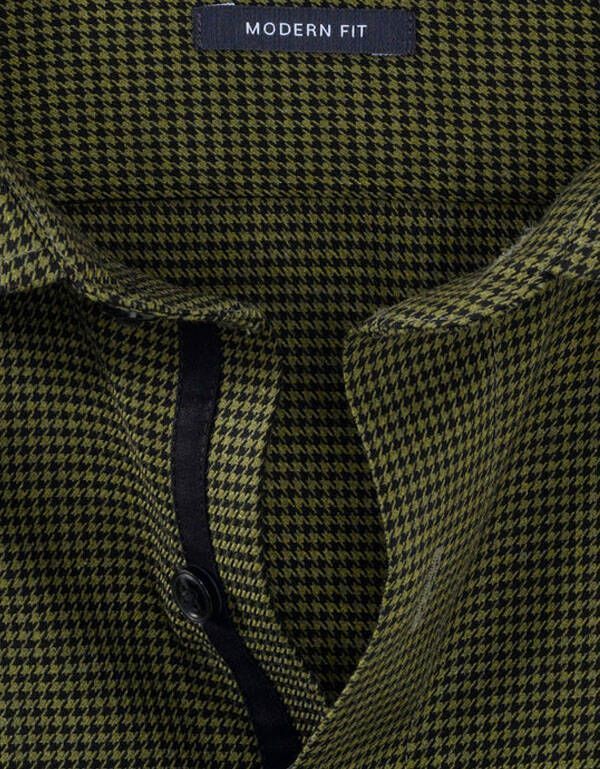 Рубашка зелёная мужская OLYMP Luxor, modern fit | купить в интернет-магазине Olymp-Men