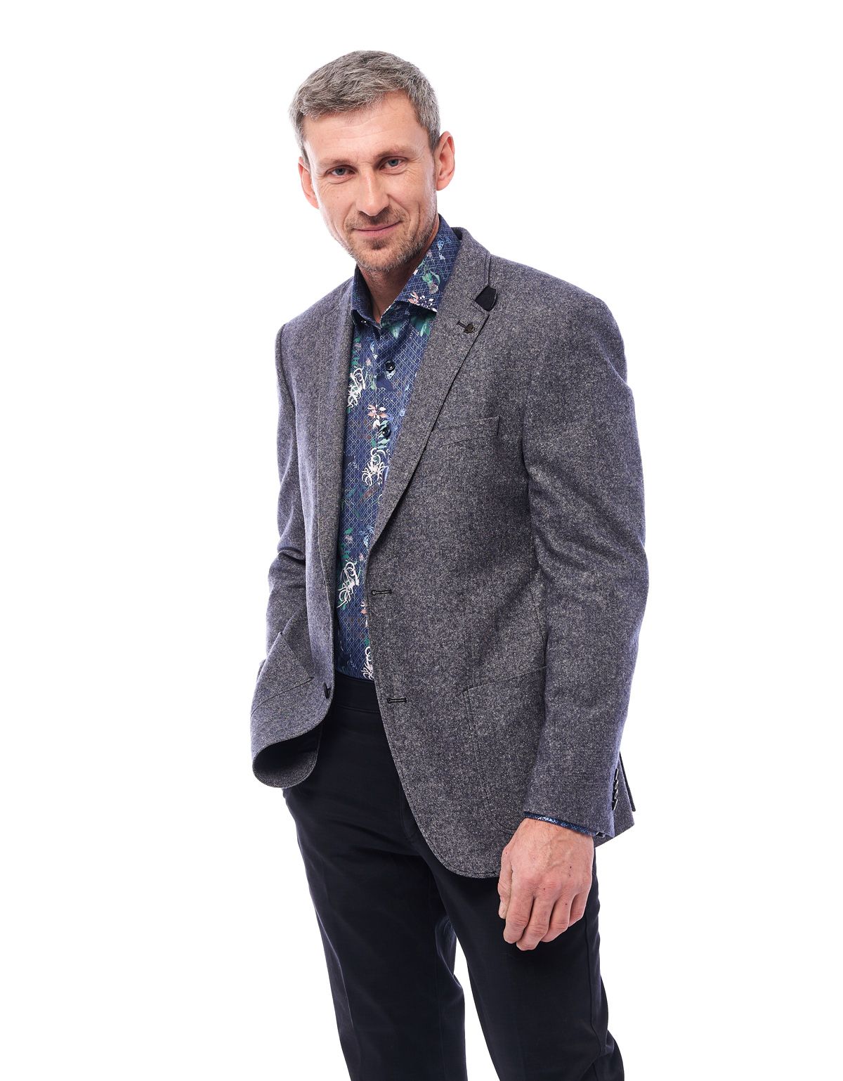 Рубашка мужская Signature с принтом