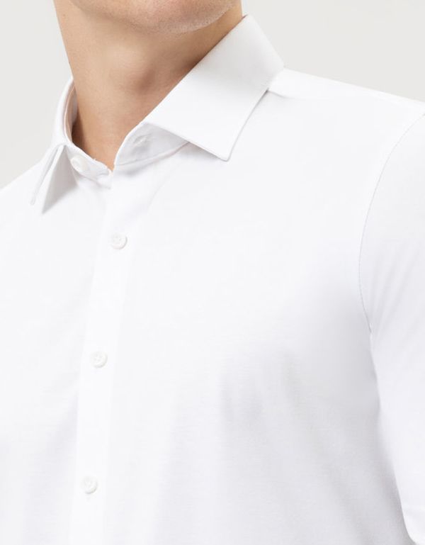 Трикотажная рубашка мужская Olymp 24/7, супер слим, артикул 25037400