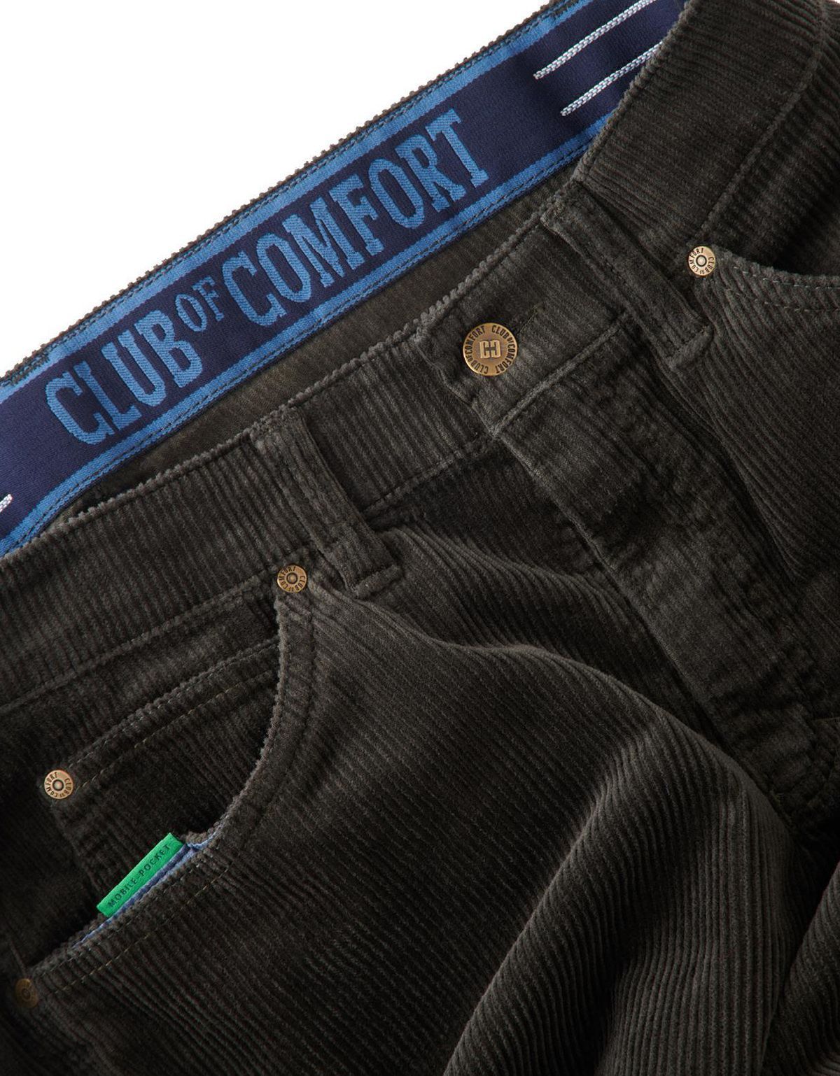 Джинсы вельветовые зелёные мужские Club Of Comfort | купить в интернет-магазине Olymp-Men