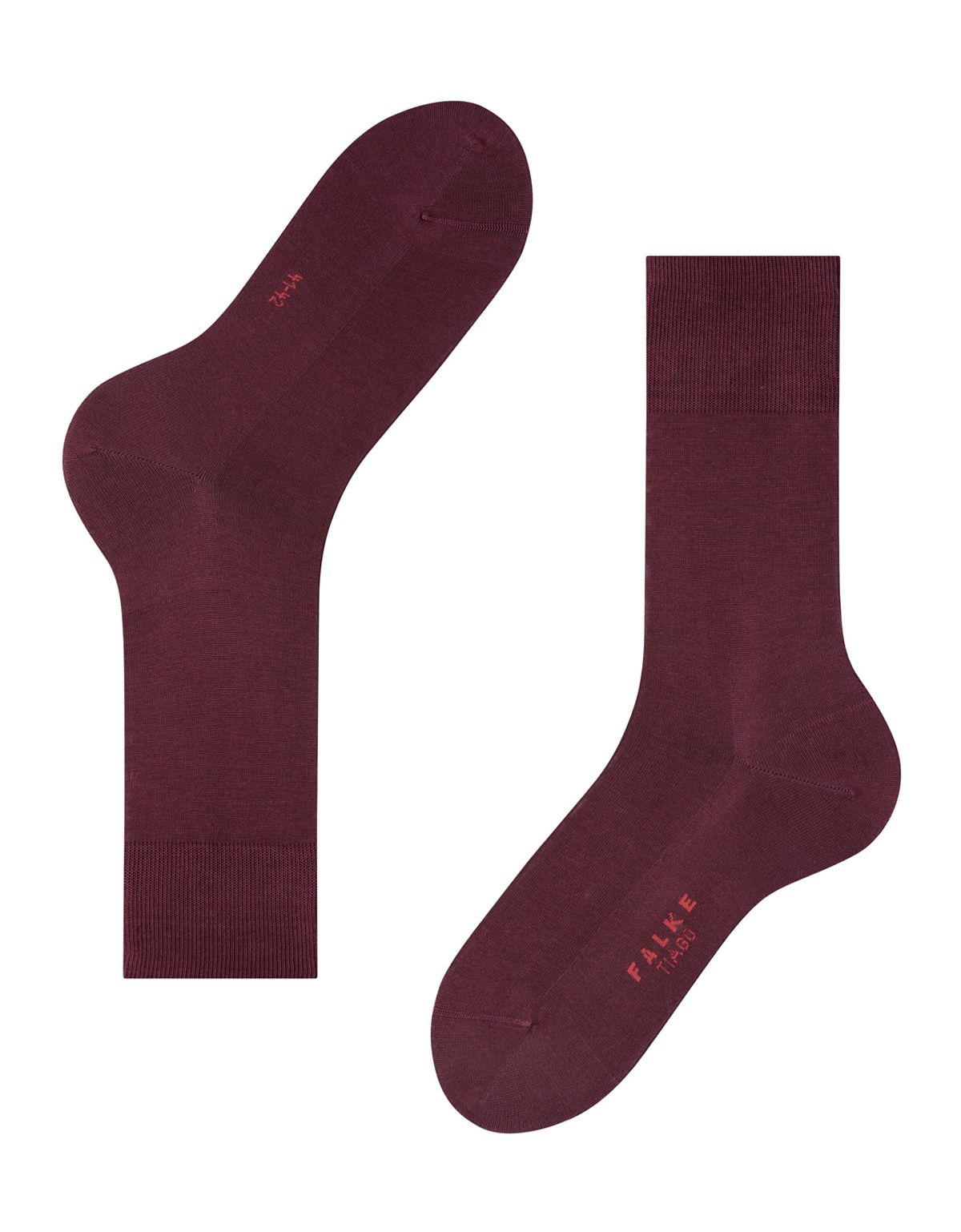 Носки мужские бордовые FALKE из шотландской нити | купить в интернет-магазине Olymp-Men