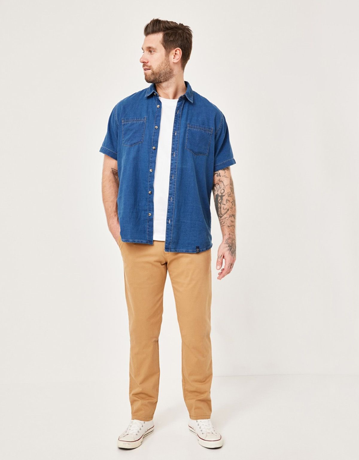 Брюки чинос коричневые мужские Redpoint | купить в интернет-магазине Olymp-Men