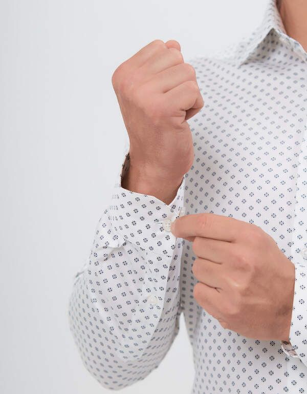 Сорочка мужская PLATIN, slim fit, артикул 1094-100UF-PLT