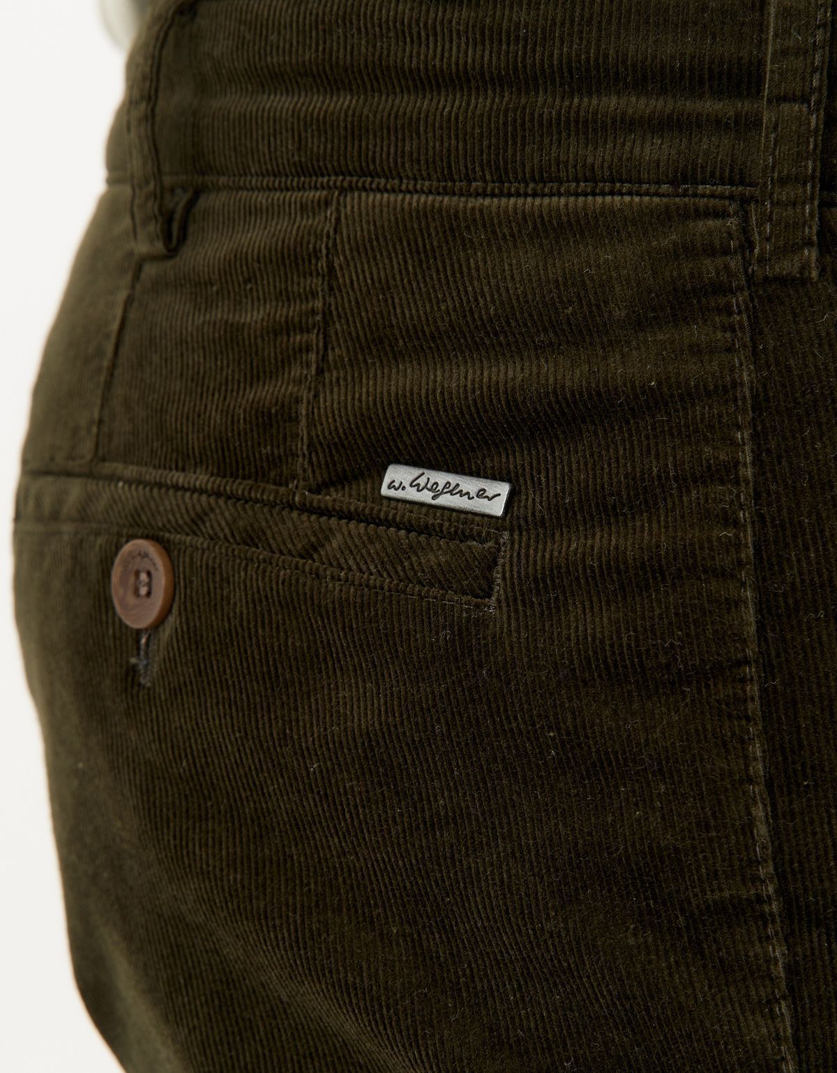 Брюки вельветовые зелёные w.Wegener | купить в интернет-магазине Olymp-Men