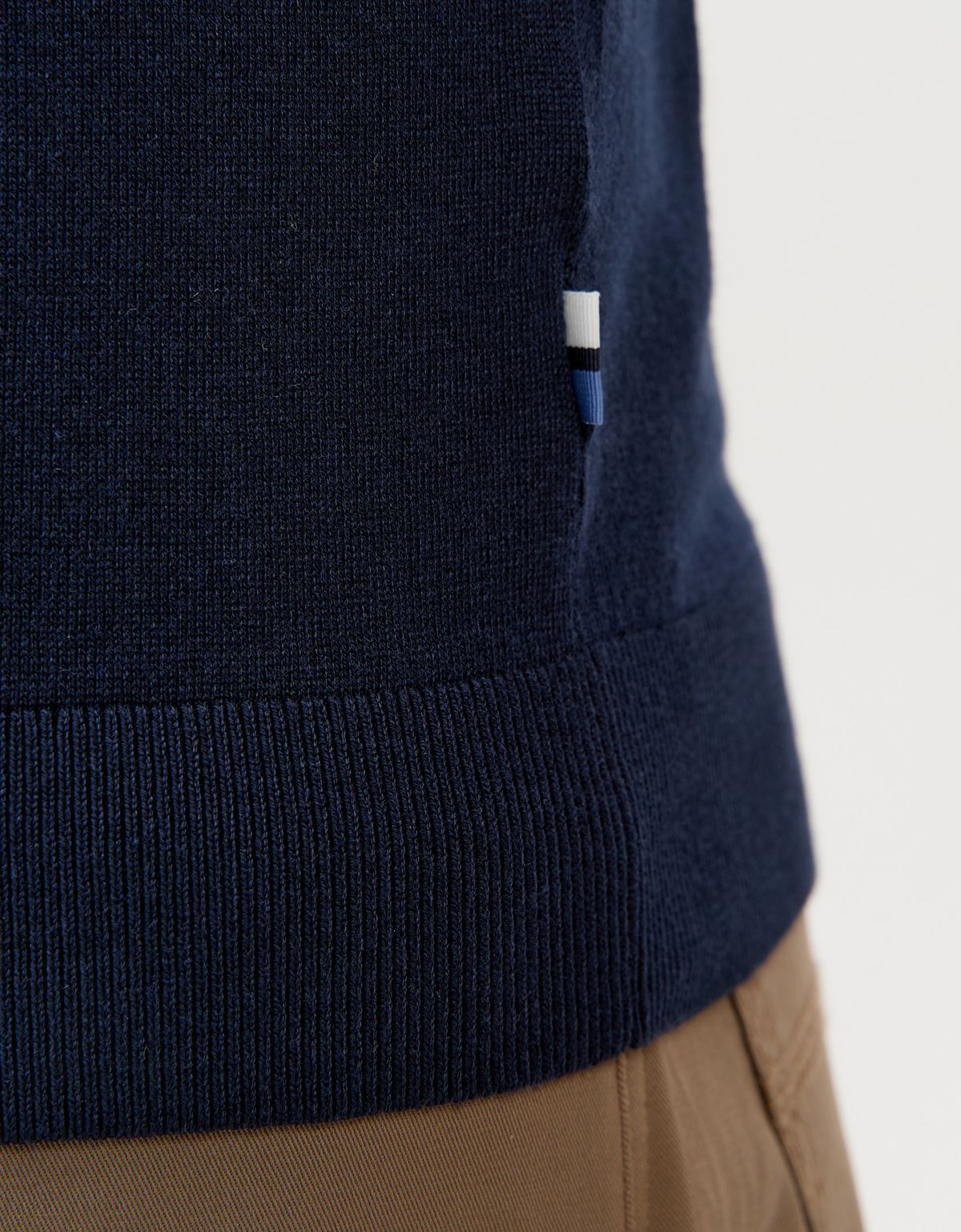 Футболка мужская вязанная синяя Olymp | купить в интернет-магазине Olymp-Men