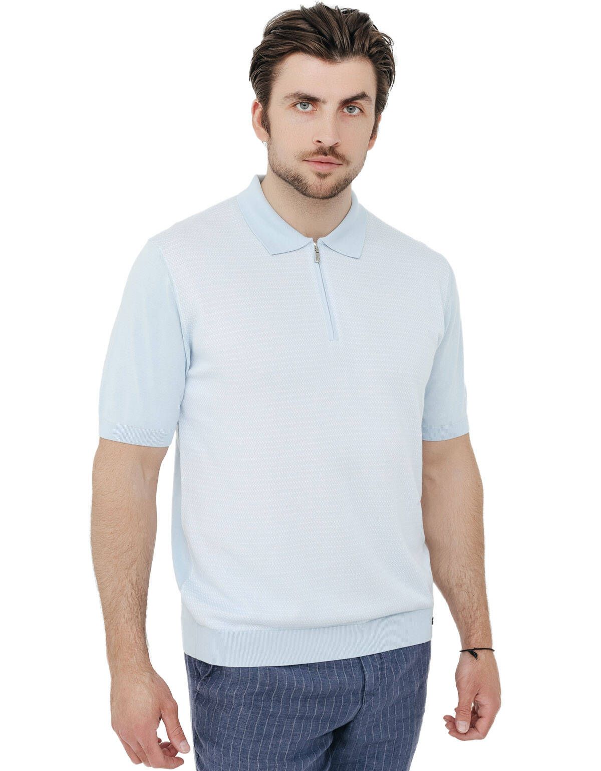 Поло мужское Gratude хлопок с шёлком | купить в интернет-магазине Olymp-Men