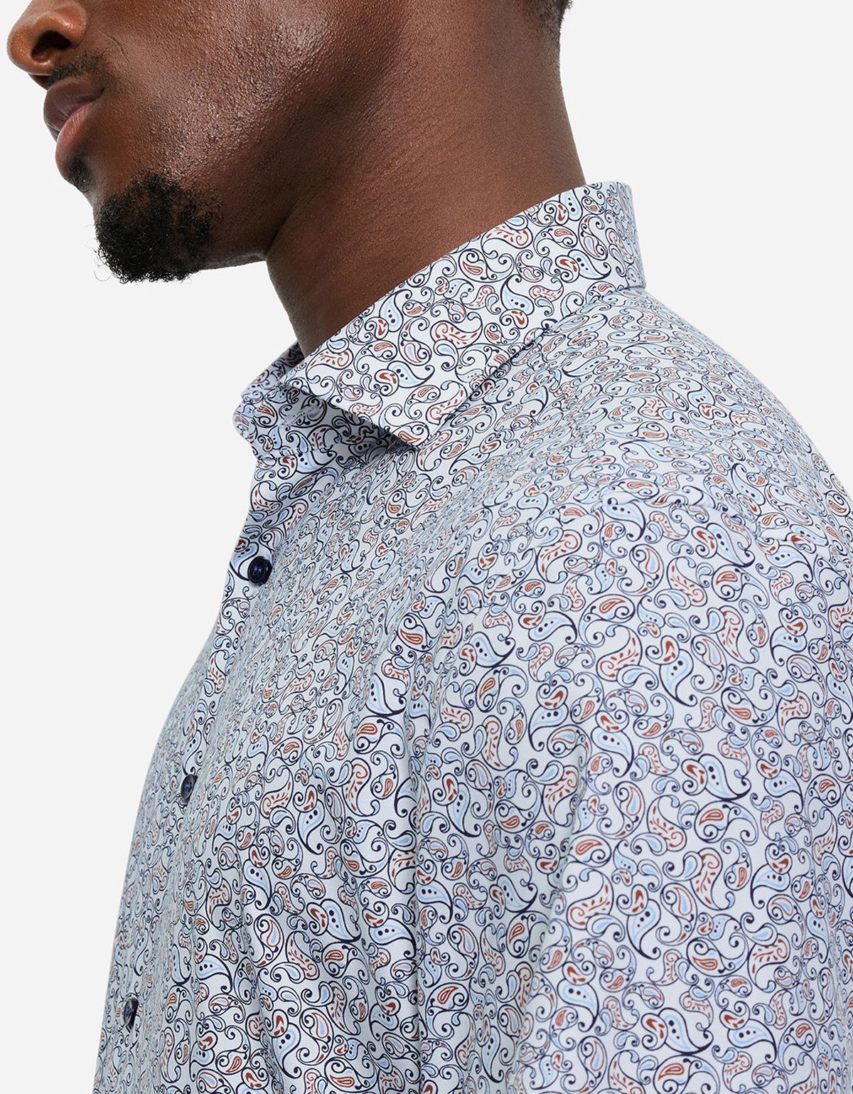 Рубашка мужская с принтом OLYMP, климат-контроль | купить в интернет-магазине Olymp-Men