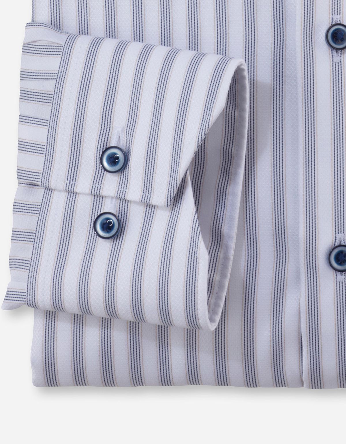 Сорочка мужская в синюю полоску OLYMP Luxor, modern fit | купить в интернет-магазине Olymp-Men