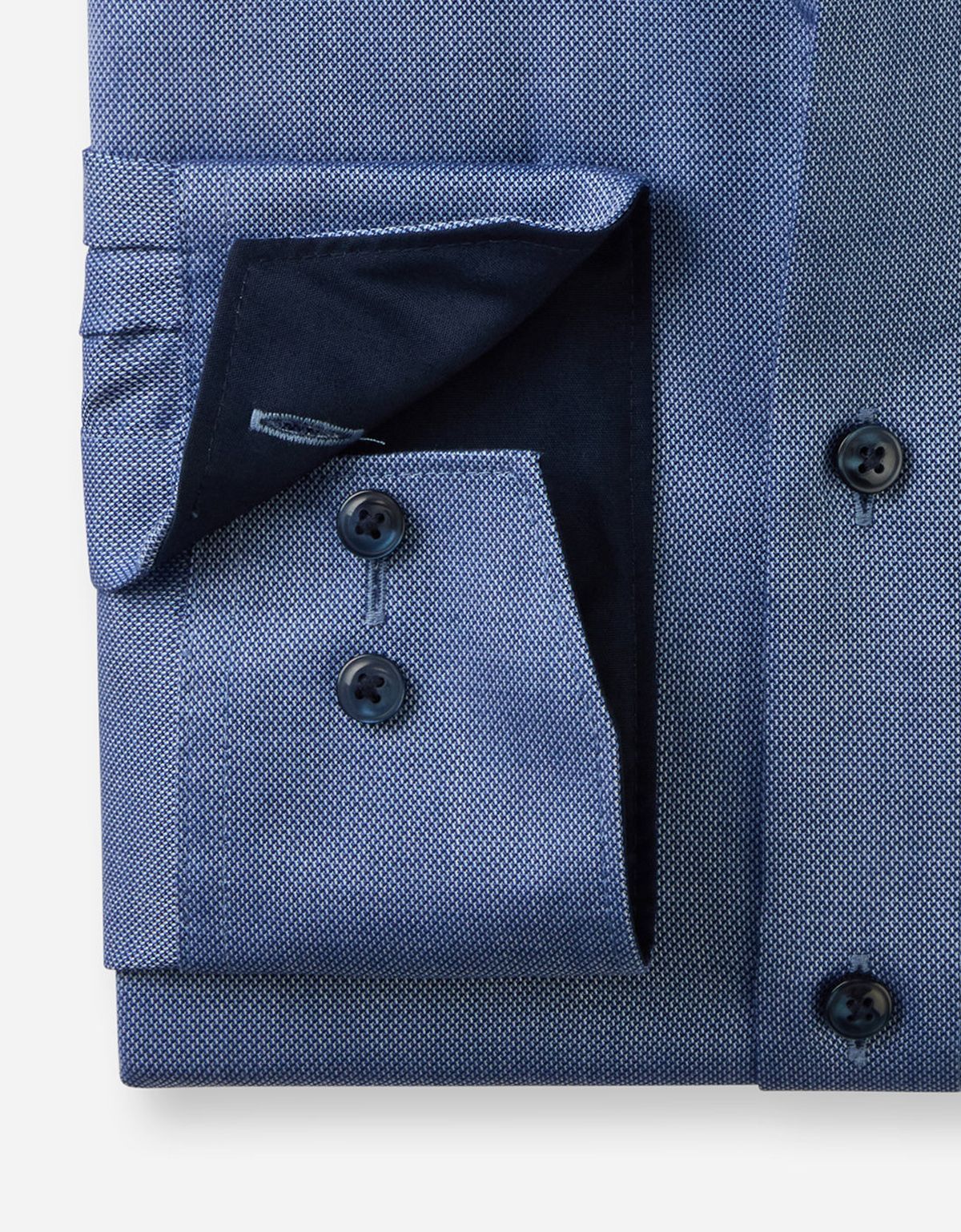 Рубашка синяя мужская OLYMP Luxor Big, прямой крой | купить в интернет-магазине Olymp-Men