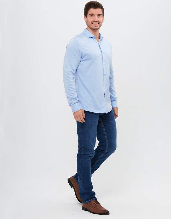 Рубашка мужская PLATIN, slim fit, артикул 1000-106UF-TP