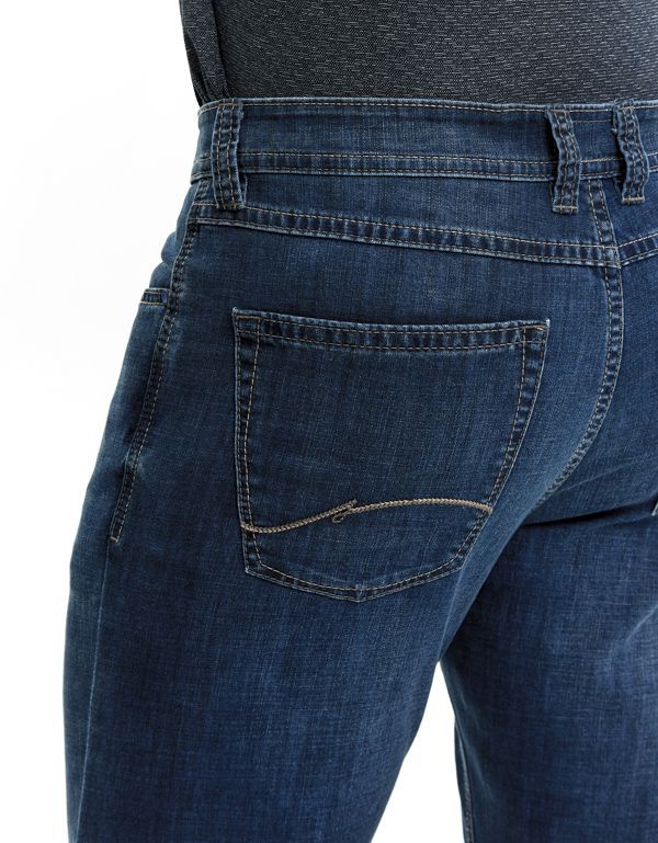 Джинсы синие мужские Hattric прямого кроя | купить в интернет-магазине Olymp-Men