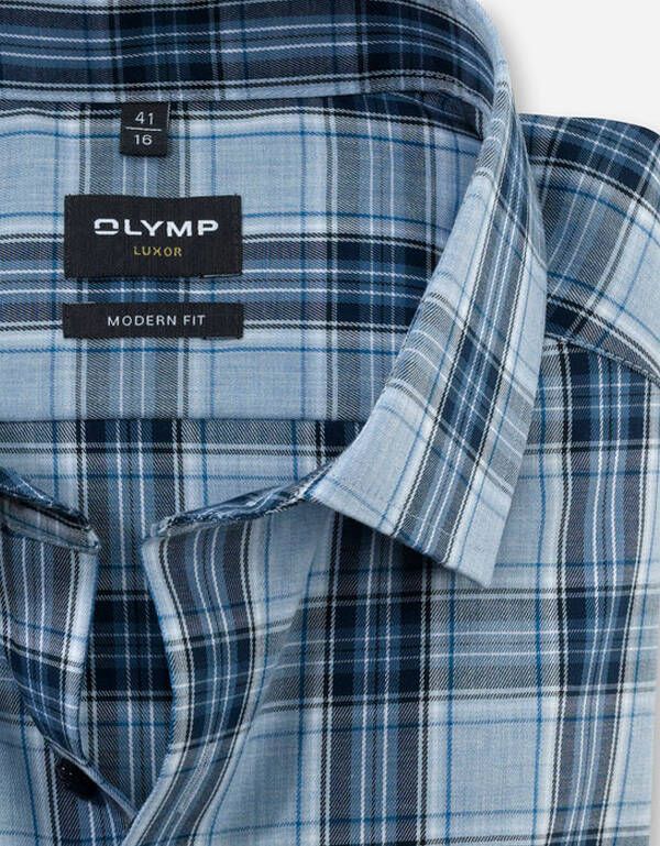 Рубашка мужская в клетку Olymp Luxor, modern fit | купить в интернет-магазине Olymp-Men