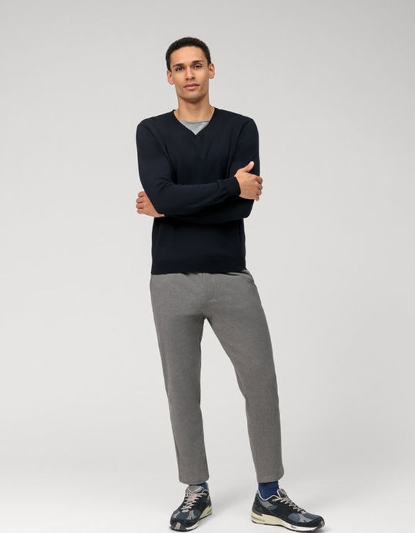 Пуловер синий мужской OLYMP, modern fit | купить в интернет-магазине Olymp-Men