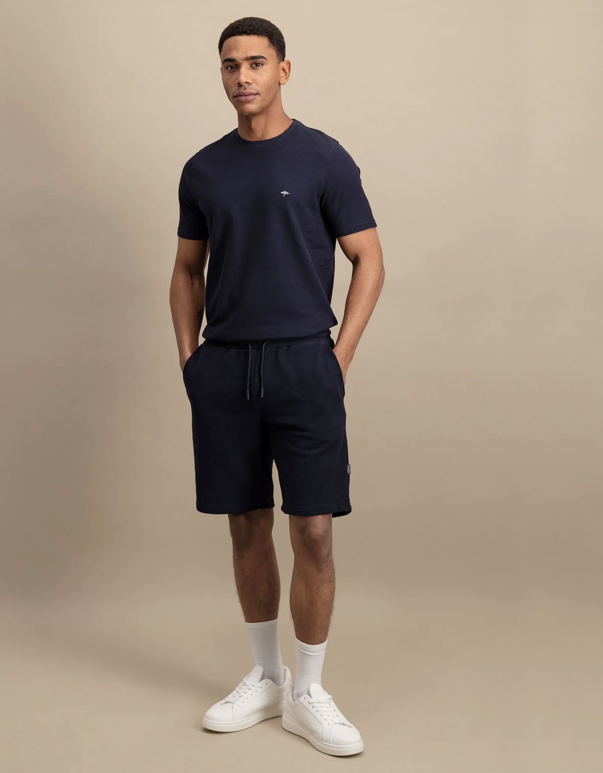 Шорты мужские синие трикотажные Fynch-Hatton | купить в интернет-магазине Olymp-Men