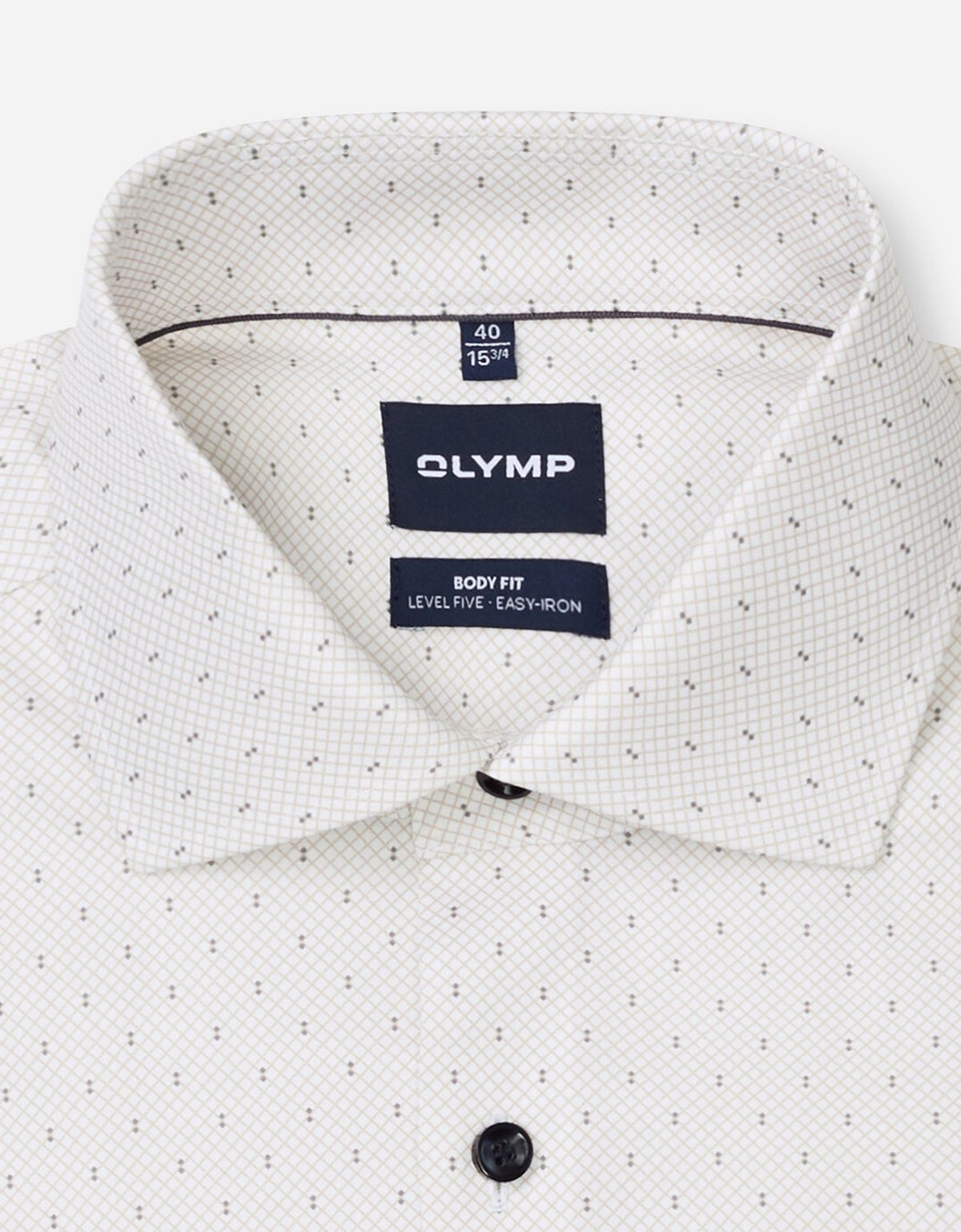 Рубашка мужская Olymp с мелким принтом, боди фит | купить в интернет-магазине Olymp-Men