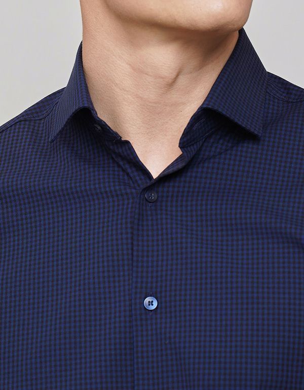 Рубашка мужская OLYMP 24/7 в клетку, body fit | купить в интернет-магазине Olymp-Men