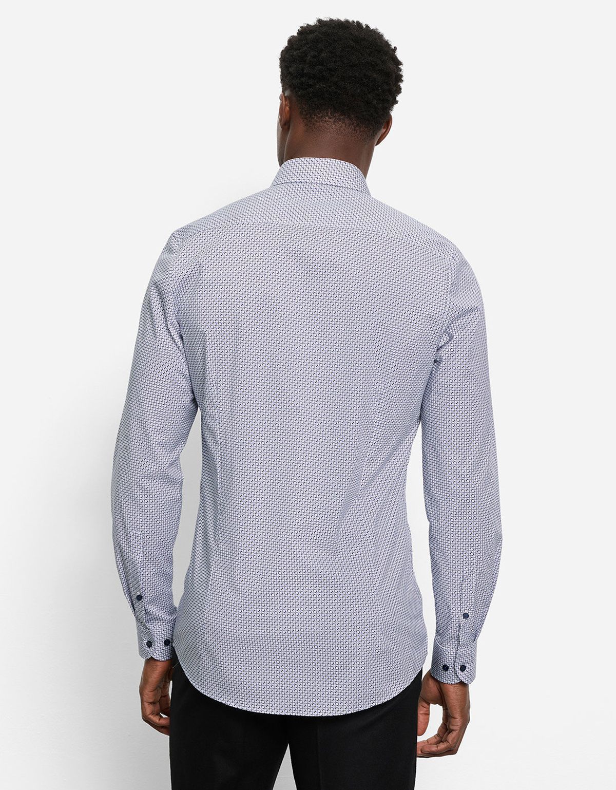 Рубашка мужская с принтом OLYMP, body fit | купить в интернет-магазине Olymp-Men