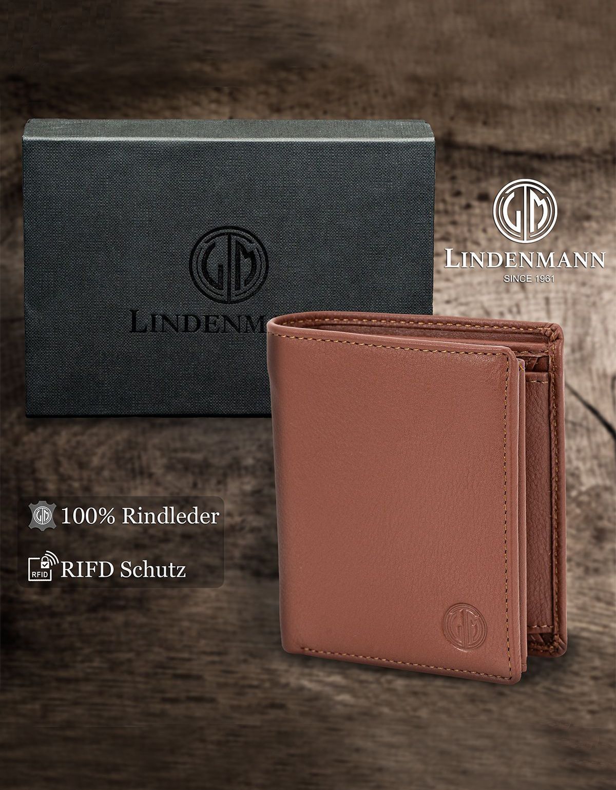 Портмоне мужское коричневое G.Chabrolle кожаное | купить в интернет-магазине Olymp-Men