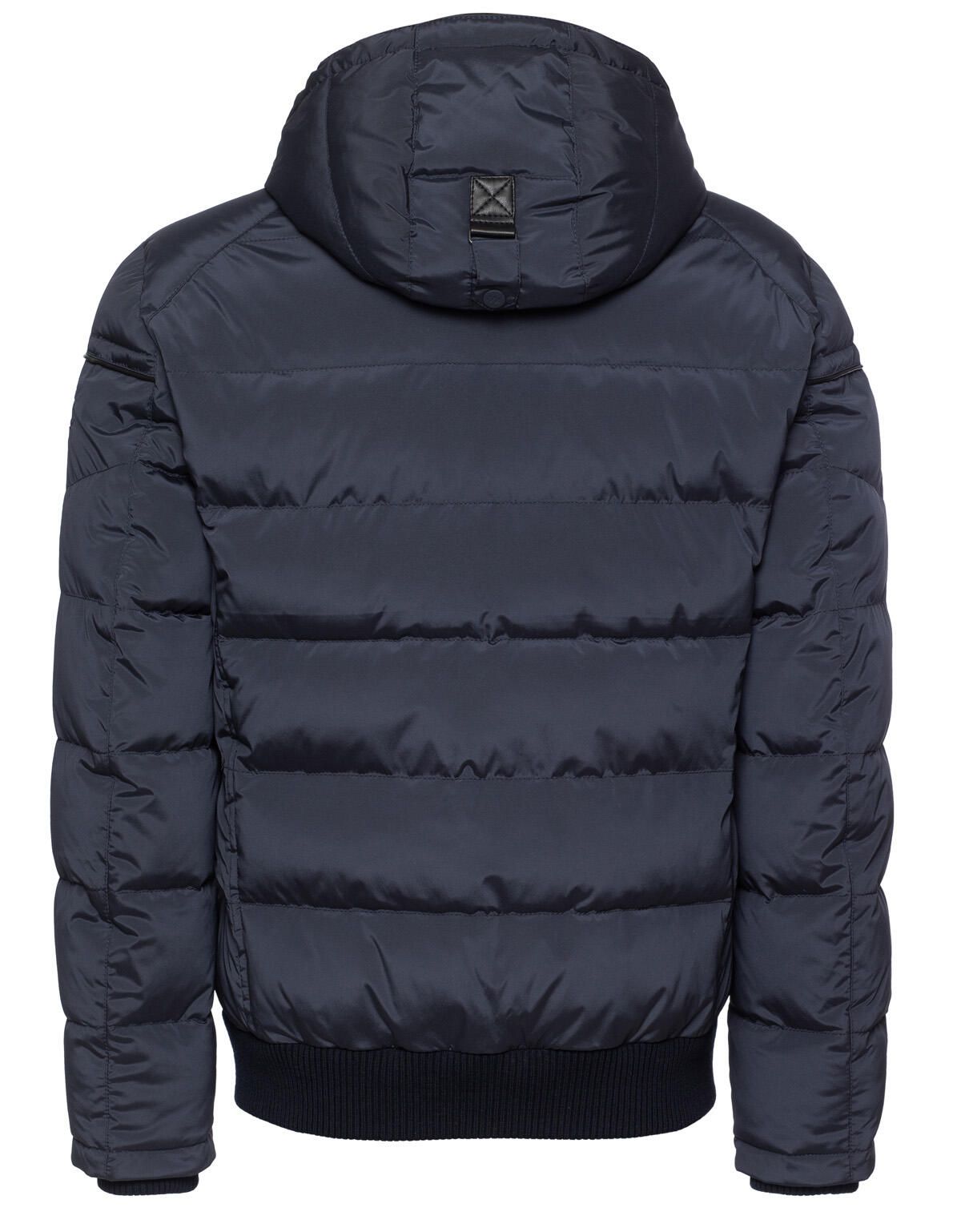 Стеганый короткий пуховик с меховым воротником | купить в интернет-магазине Olymp-Men