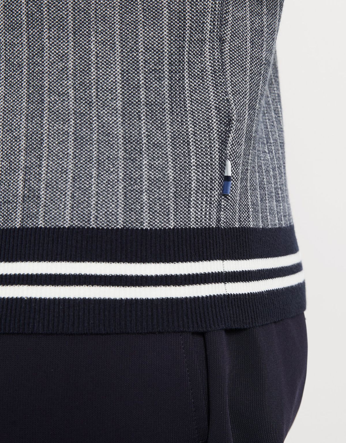 Джемпер мужской в полоску с коротким рукавом OLYMP | купить в интернет-магазине Olymp-Men