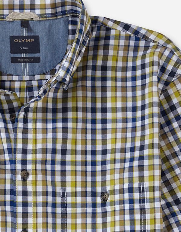 Рубашка мужская в клетку OLYMP Casual, modern fit