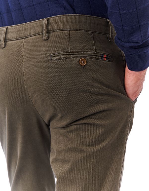 Брюки мужские Meyer хлопковые цвета хаки, прямые | купить в интернет-магазине Olymp-Men