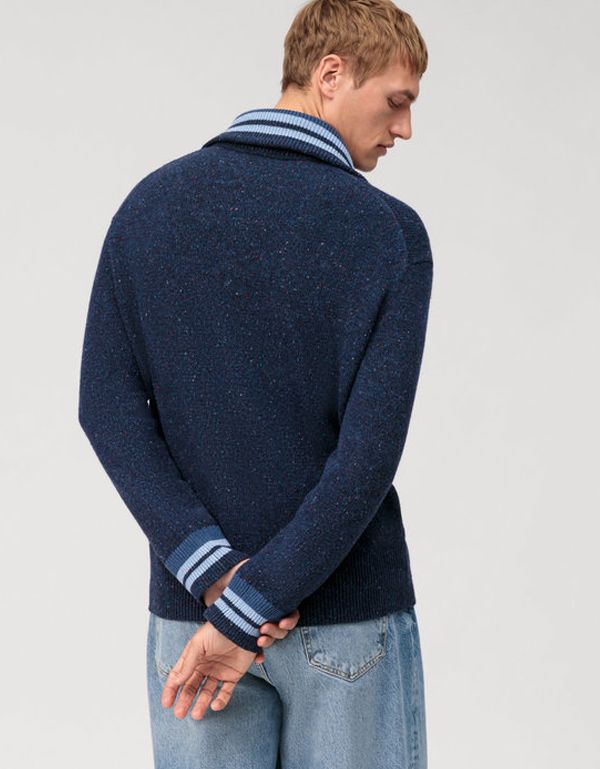 Свитер мужской вязаный на молнии OLYMP, modern fit | купить в интернет-магазине Olymp-Men