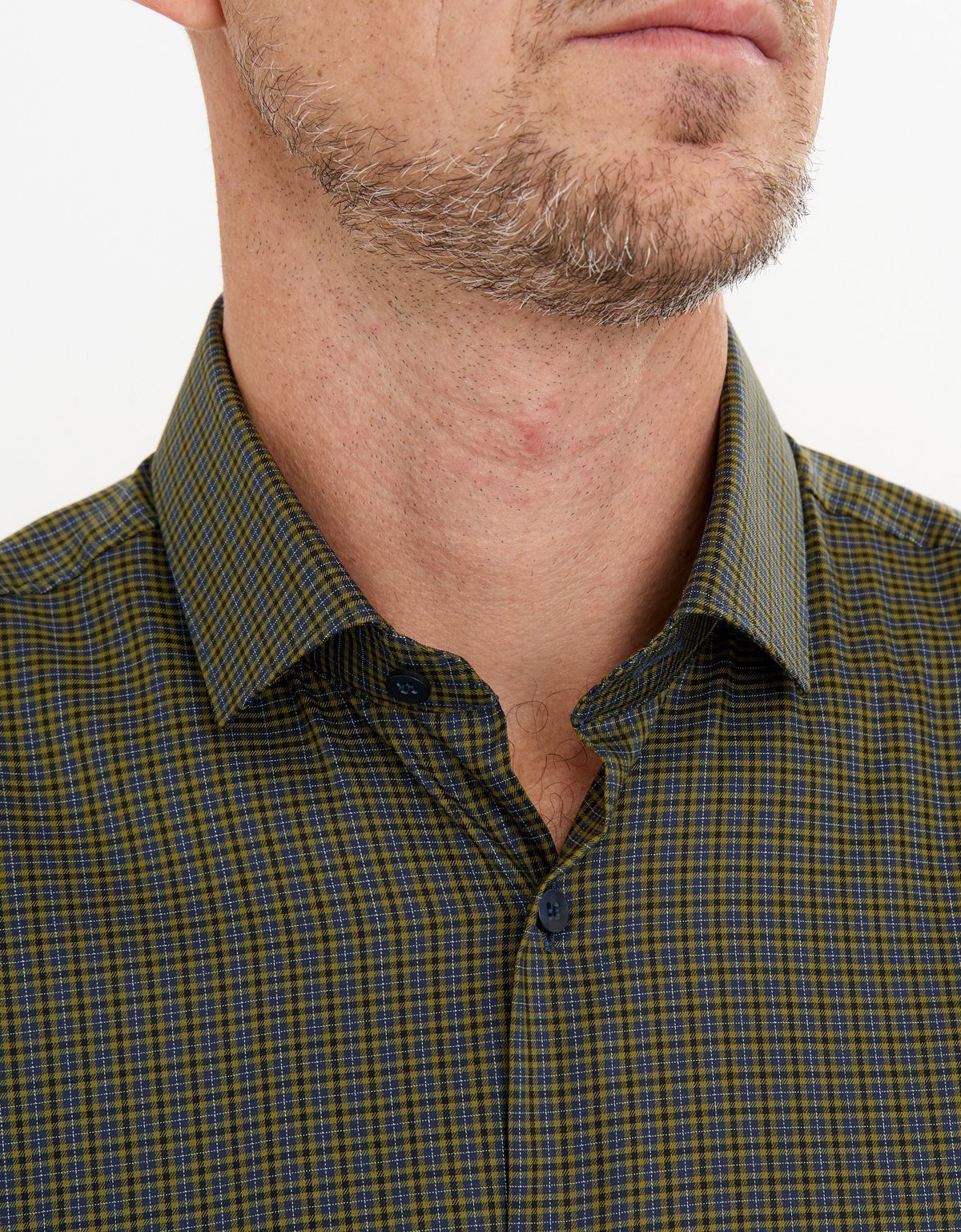 Рубашка мужская OLYMP 24/7 в клетку, body fit | купить в интернет-магазине Olymp-Men