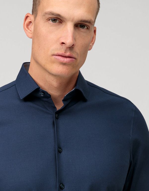 Рубашка мужская климат-контроль OLYMP 24/7, body fit, рост выше 186 | купить в интернет-магазине Olymp-Men