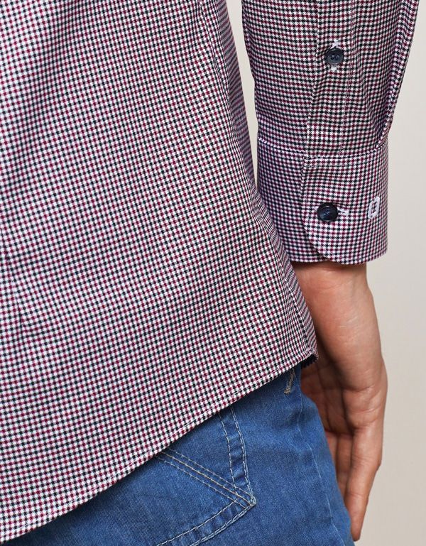 Рубашка классическая OLYMP в клетку, body fit | купить в интернет-магазине Olymp-Men