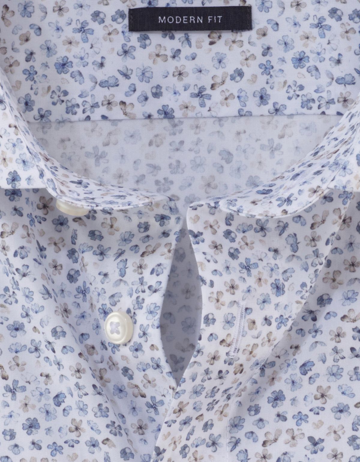 Рубашка с цветочным рисунком OLYMP Luxor, modern fit на рост до 176 | купить в интернет-магазине Olymp-Men