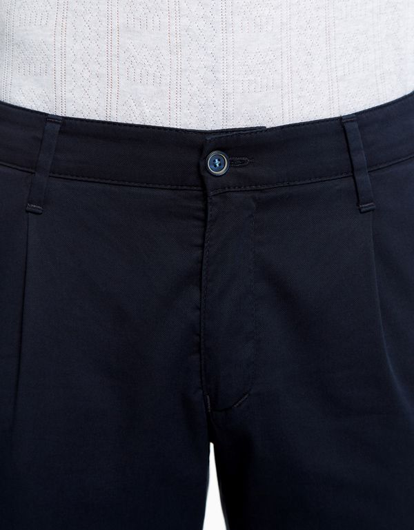 Брюки синие мужские Club Of Comfort зауженные | купить в интернет-магазине Olymp-Men