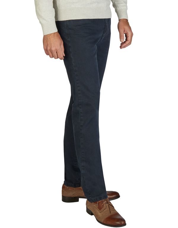 Брюки мужские синие Club Of Comfort, 5 карманов, прямые, мод.Marvin | купить в интернет-магазине Olymp-Men