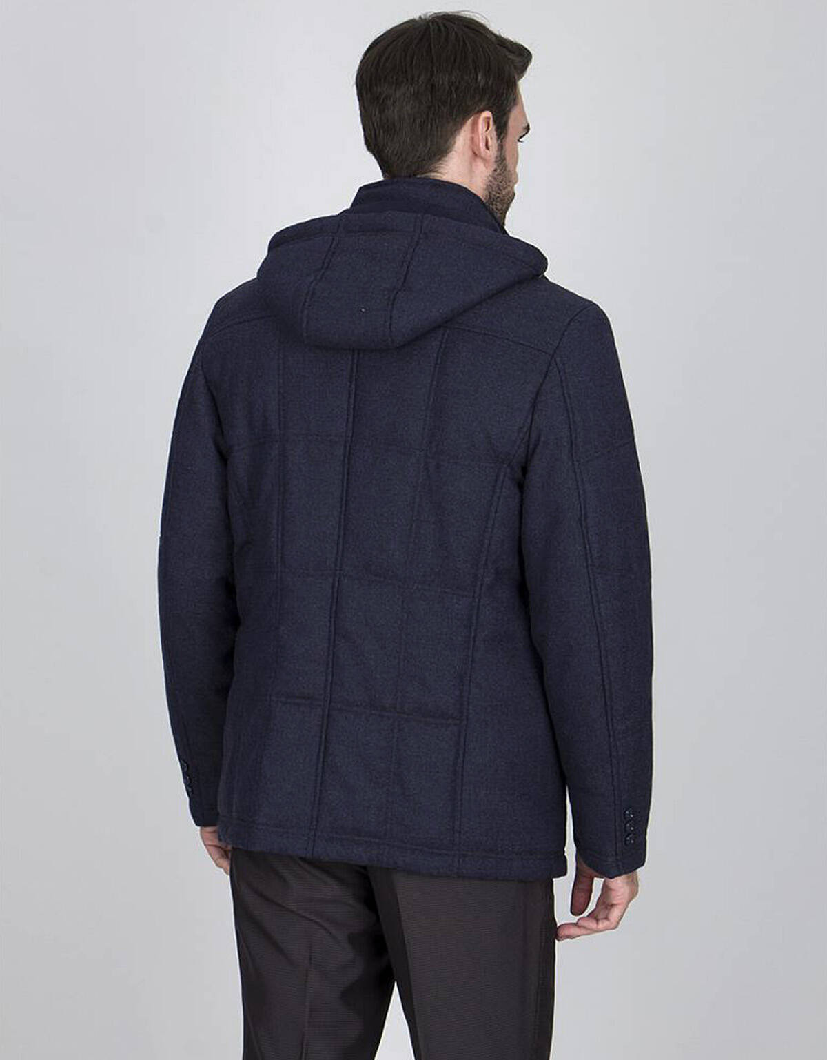 Куртка-пуховик стеганая BAZIONI с капюшоном | купить в интернет-магазине Olymp-Men