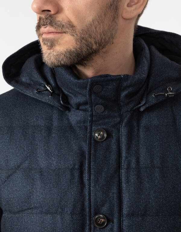 Куртка утеплённая Meucci стеганая с капюшоном | купить в интернет-магазине Olymp-Men