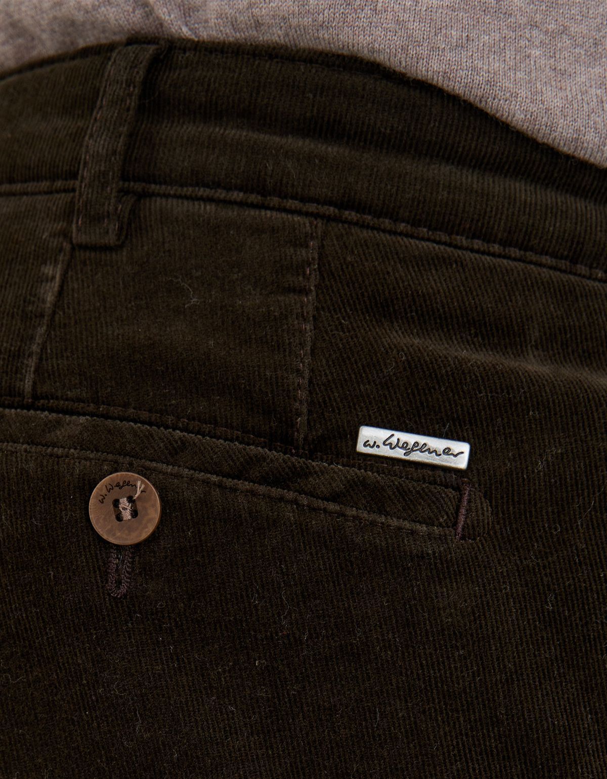 Брюки вельветовые коричневые w.Wegener | купить в интернет-магазине Olymp-Men