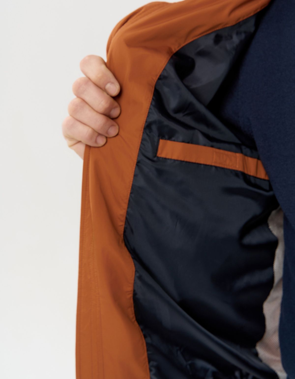 Куртка мужская оранжевая лёгкая New Canadian | купить в интернет-магазине Olymp-Men