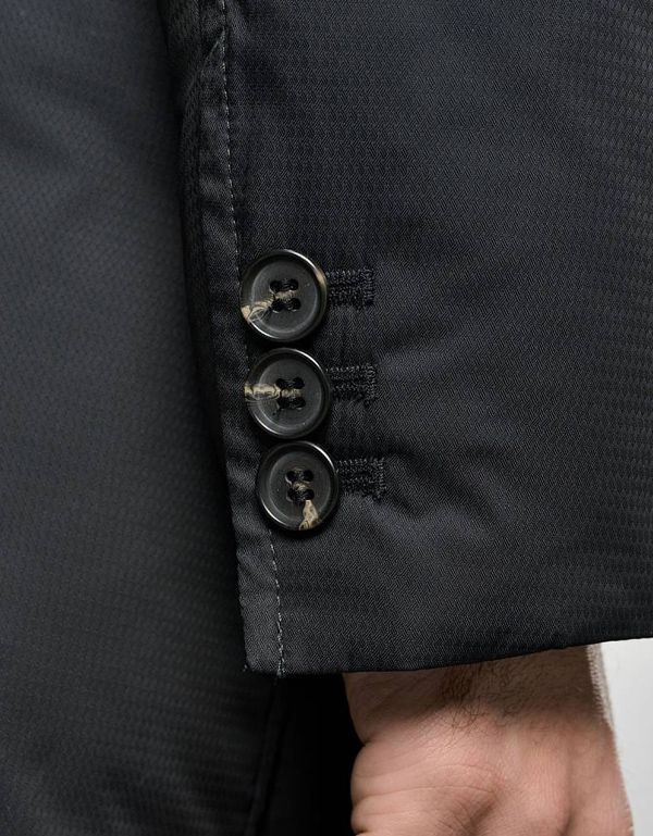 Куртка мужская чёрная Bazioni утепленная с меховым воротником | купить в интернет-магазине Olymp-Men