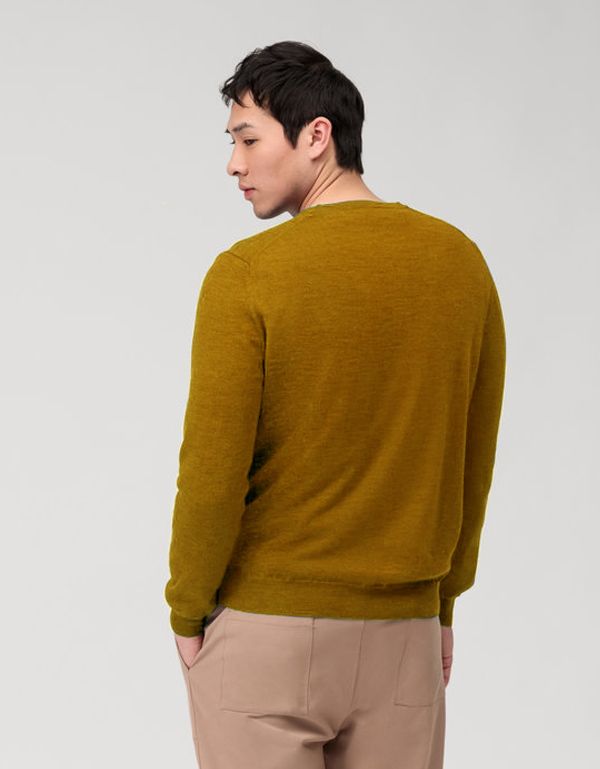 Пуловер жёлтый мужской OLYMP, modern fit | купить в интернет-магазине Olymp-Men