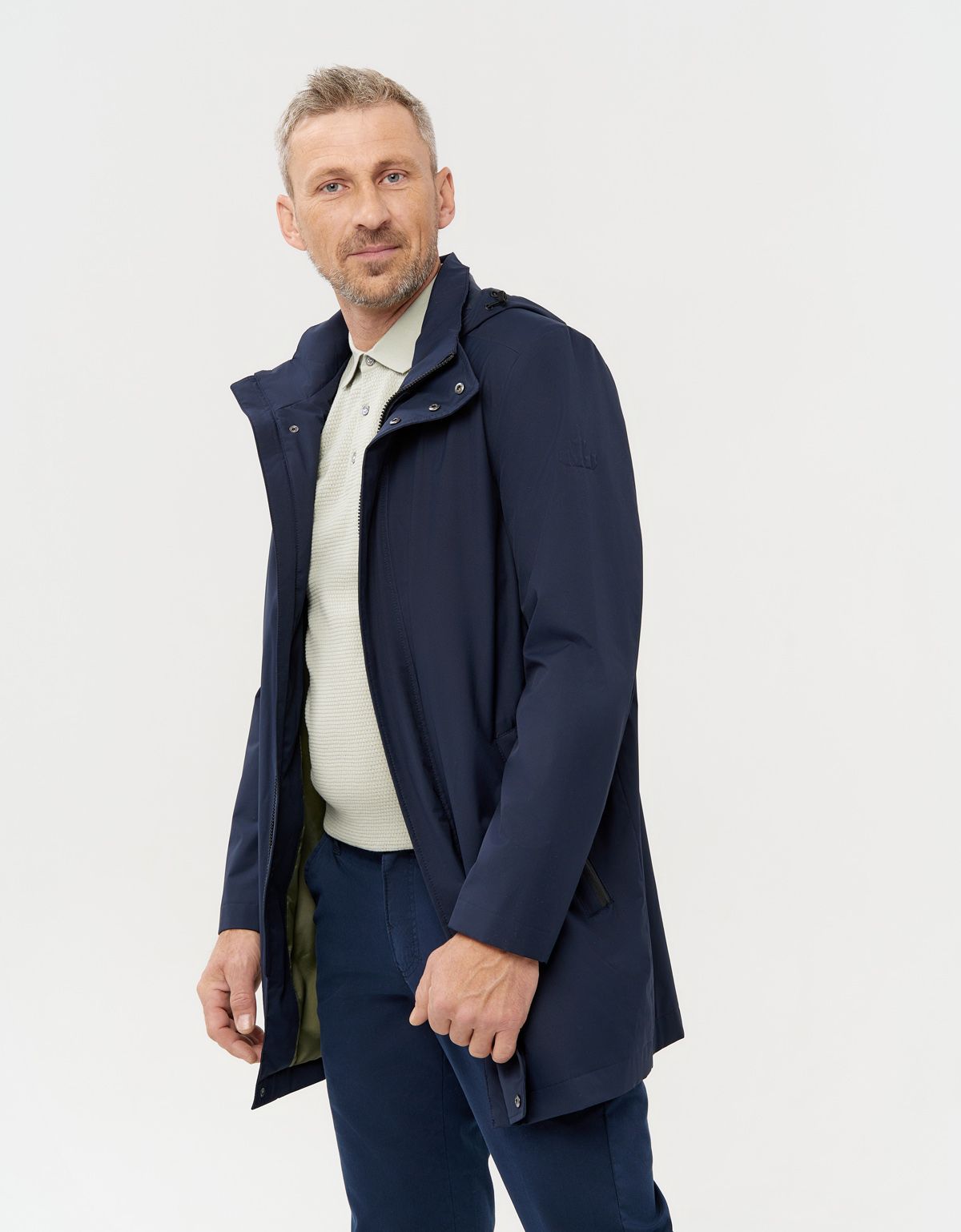 Куртка-плащ с капюшоном New Canadian | купить в интернет-магазине Olymp-Men