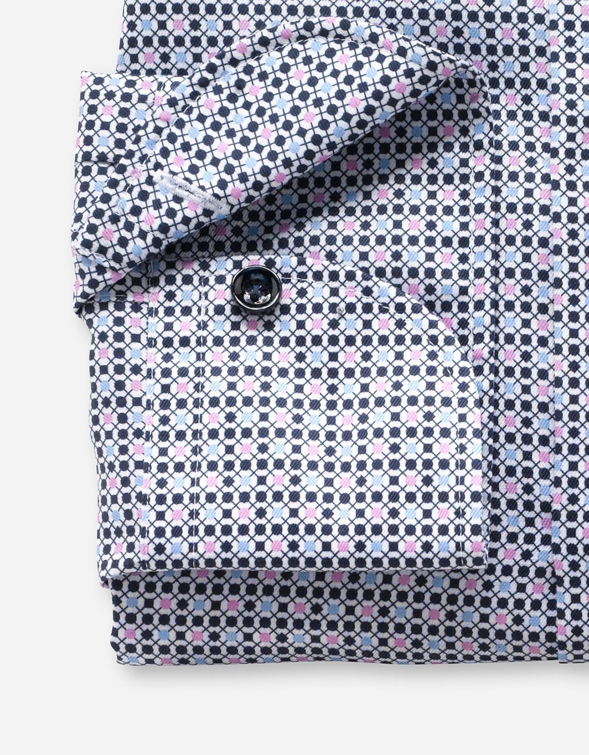 Рубашка мужская Olymp Signature в розовую клетку