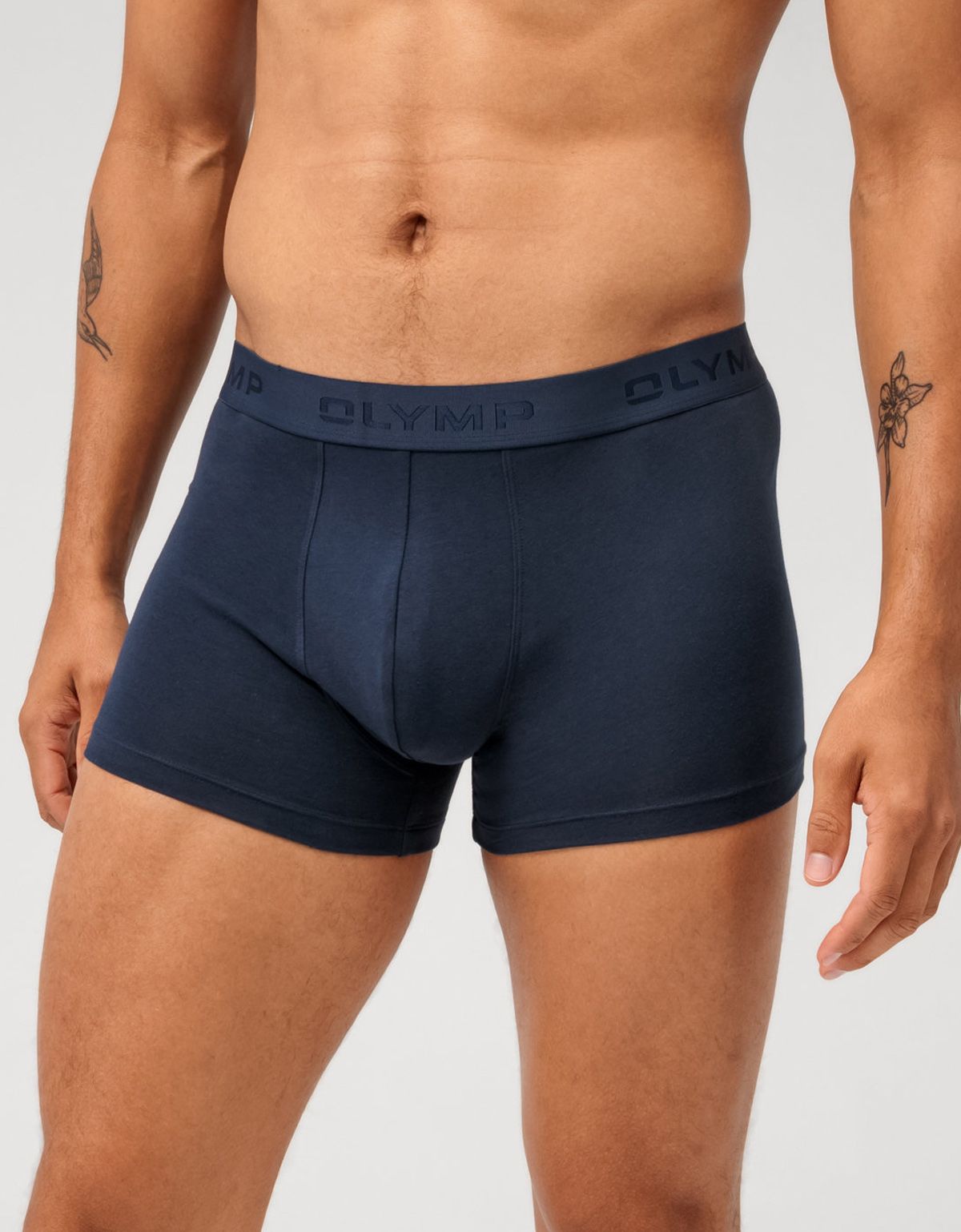 Трусы боксеры синие мужские Olymp, комплект, 3 шт. | купить в интернет-магазине Olymp-Men